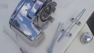 Lewmar Profish 700 Windlass Repair, on Parker 2520 XLD