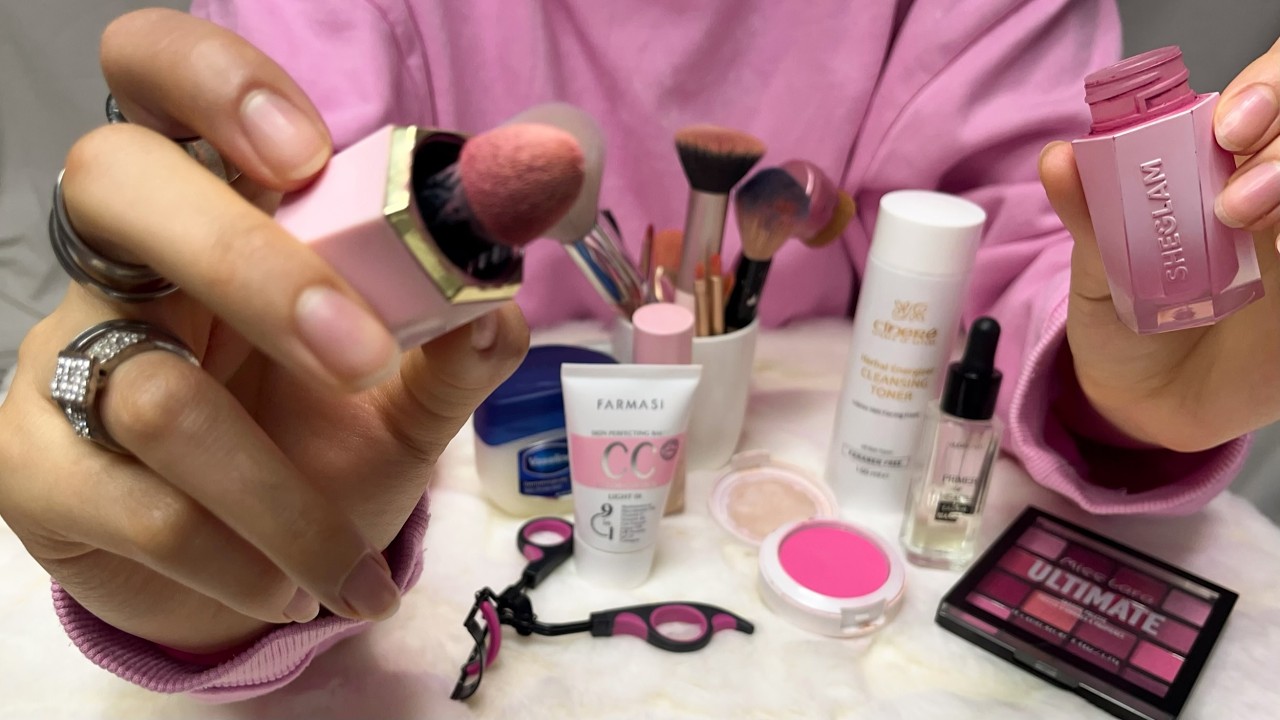 ASMR | Doing Your Hair & Makeup (No Talking)