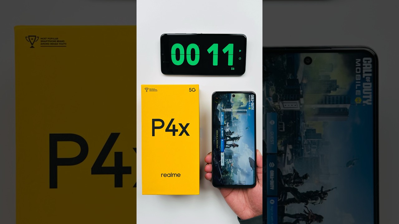 Realme P4x 5G Call Of Duty Game App Open Speed Test #shorts