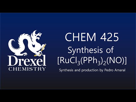 Synthesis of trichloronitrosylbis(triphenylphosphine)ruthenium(II) (RuCl3(PPh3)2NO)