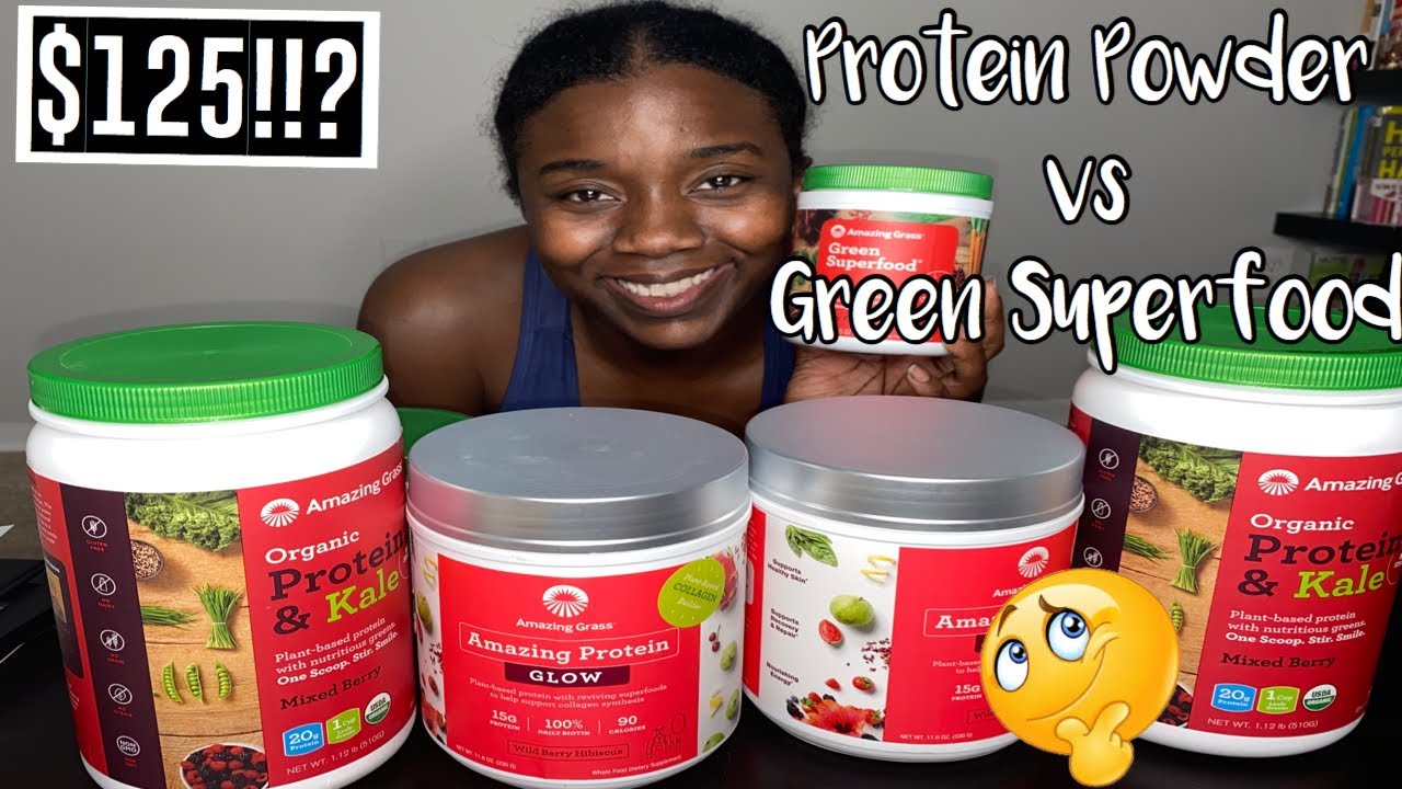 I Tried GREEN SUPERFOOD and this happended! Amazing Grass Unboxing