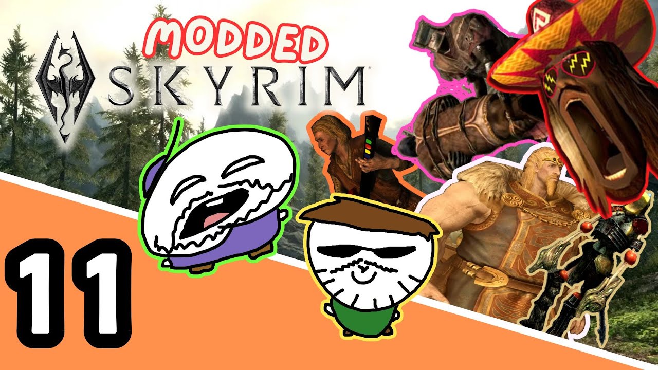 Welcoming Esbern to the Harem in SKYRIM