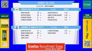 Harrow St Marys CC 1st XI  v Crouch End CC 1st XI