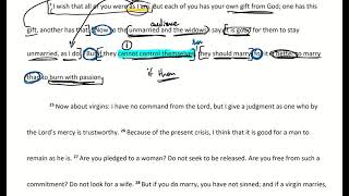 Passage Breakdown - 1 Corinthians 7:7-9; 25-28; 32 | Married or Single We Are His - Week 2