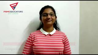 Bagya Lakshmi CN - CAT Testimonial - MBA Entrance Exam Preparation by Prime Educators 428 views 1 year ago 1 minute, 7 seconds