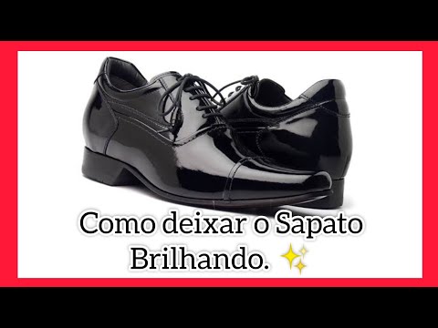 🆘 MAQUIAGEM NO SAPATO - COMO DEIXAR O SAPATO BRILHANDO - COMO ENGRAXAR