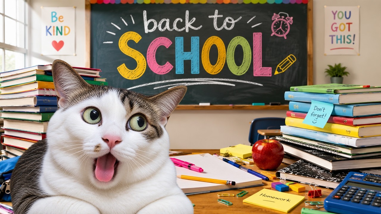 CAT MEMES BACK TO SCHOOL IS A NIGHTMARE YouTube cat-memes-back-to-school-is-a-nightmare-youtube