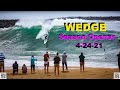 BIG WEDGE  4-24-21 (1st Southern Hemi) - RAW Clips  HD 🌊🏄‍♂️🏖🌴