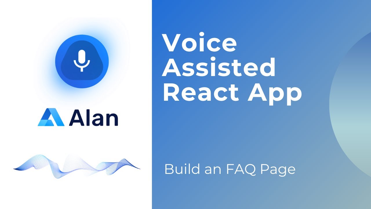 Voice Assisted React FAQ App with Alan AI and Chakra UI - YouTube