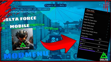 Delta Force Mobile iOS Hack -Aimbot, ESP &Bullet Frack Game Play (2025)🔥💯