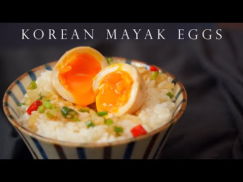   Korean Marinated Eggs Mayak-gyeran 