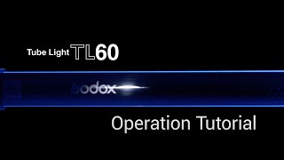 Godox TL60 RGB Tube Light LED - Operation