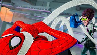 A Legendary Spider Team-Up Against Doc Ock Spider-Man Into The Spider-Verse