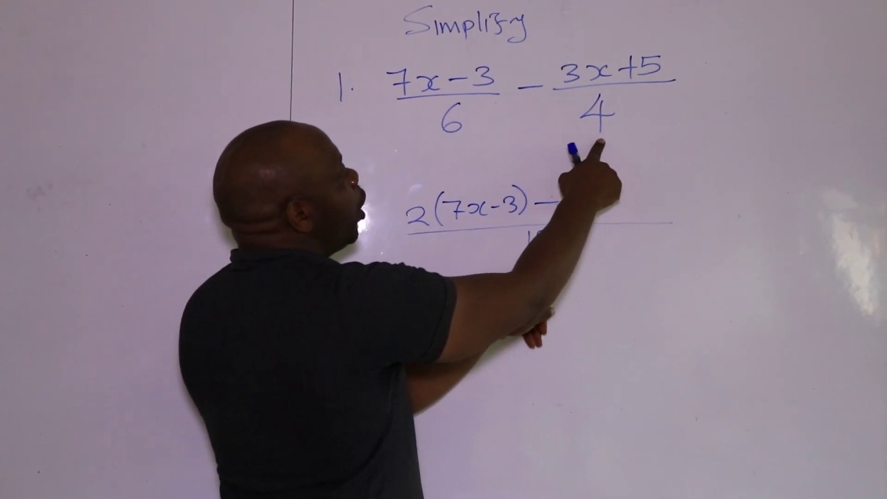 Simplifying Linear Expressions - YouTube