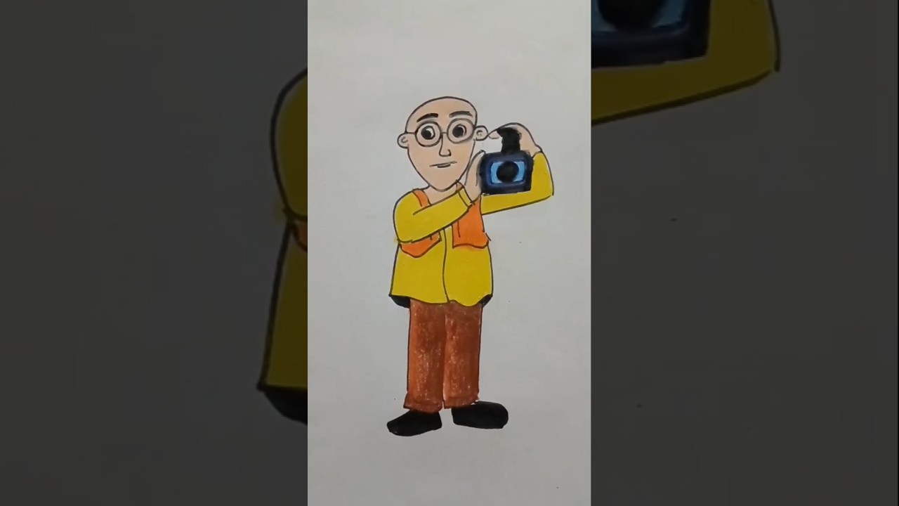 Motu Patlu drawing easy 📝❤/ 