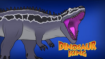 Drawing the Megalosaurus from Dinosaur King