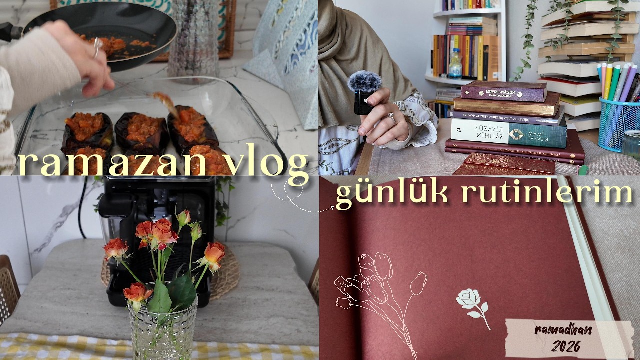 evli olarak ilk ramazanım, günlük vlog ve rutinlerim | daily tuhfe