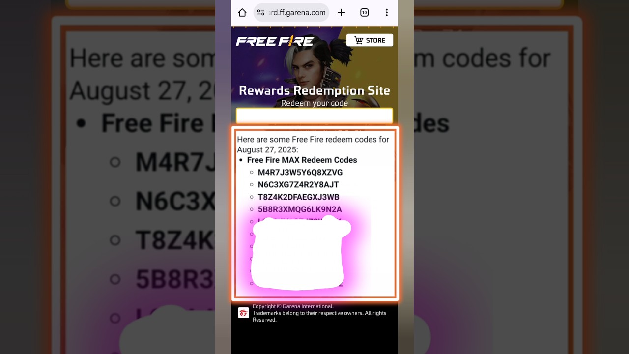 free redeem code for today | ff redeem code today 