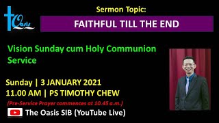 The Oasis SIB | English Online Service | 3rd January 2021