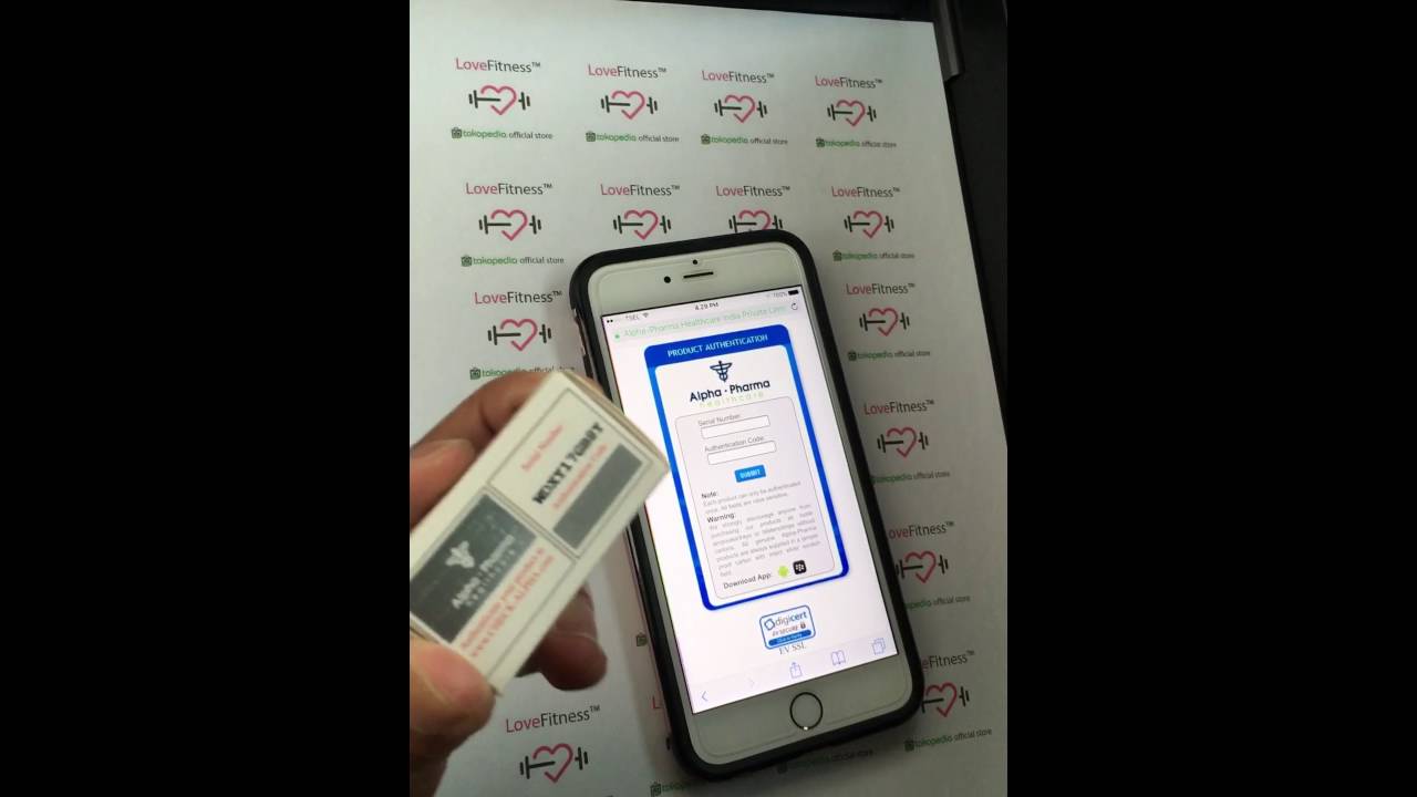 How to Authenticate Alpha Pharma Product by LoveFitness