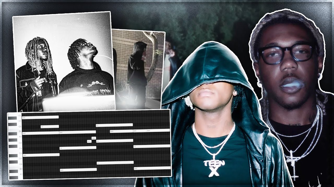 HOW TO MAKE OPIUM RAGER BEATS FOR KEN CARSON AND DESTORY LONELY (FL studio!)