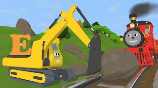 Learn About The Letter E - The Alphabet Adventure With Alice And Shawn The Train