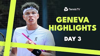 Shelton Faces Cobolli; Shapovalov vs Coria; Murray \& Hanfmann Finish | Geneva 2024 Highlights Day 3