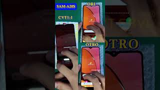 Cuál elegirías? 🤔 Comparativa Pantalla Sam A20S #cvt #pantalla #mayoristas #distributor #lcd