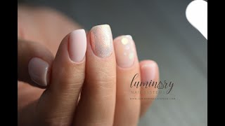 &quot;Drive&quot; Inlay with Empower Matte Top Coat | Luminary Nail Systems | Matte Nails &amp; Structured Mani
