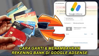 How to Change Your Bank Account in Google AdSense | Adding a YouTube Payment Method