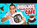 DIBUJO A GOKU Y A MI PERRO KARIM CON POLVO DE CAFÉ | RETO DIFÍCIL | HaroldArtist