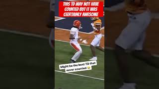 This td may not have counted but it was ceertainly awesome Content