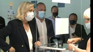 Régionales: vote de Marine Le Pen à Hénin-Beaumont | AFP Images