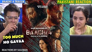 Pakistani Couple Reacts To Baaghi 4 Trailer | Tiger Shroff | Harnaaz | Sonam Bajwa | Sajid N