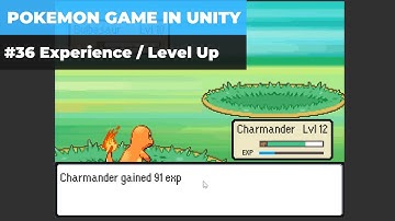 Make A Game Like Pokemon in Unity | #36 - Experience / Level Up System