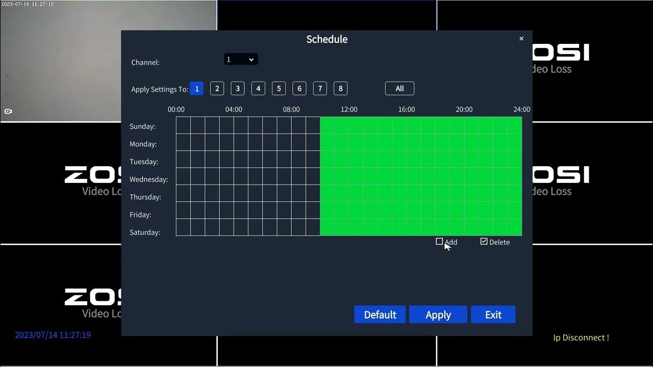 How to Set Motion Detection Schedules, Areas, and Sensitivity YouTube