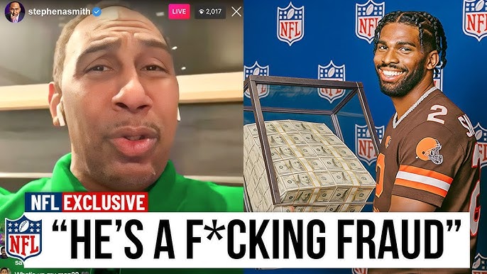 Stephen A. Smith Reacts To Shedeur Sanders LEAVING The NFL