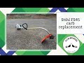Stihl FS45 weedeater replace carb, fuel lines, fuel filter, and restring (easiest 2 cycle ever!)