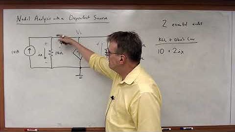 EECE 2112 Module 18:  Nodal Analysis with a Dependent Source