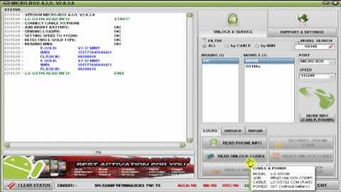 LG gs106 read codes with Micro-Box - www.micro-box.com