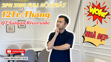 QUÁ RẺ - 12Tr/Tháng căn hộ 2PN2WC Full Nội Thất tại Q7 Saigon Riverside