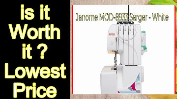 Janome MOD-8933 Serger - White Features - Important Information