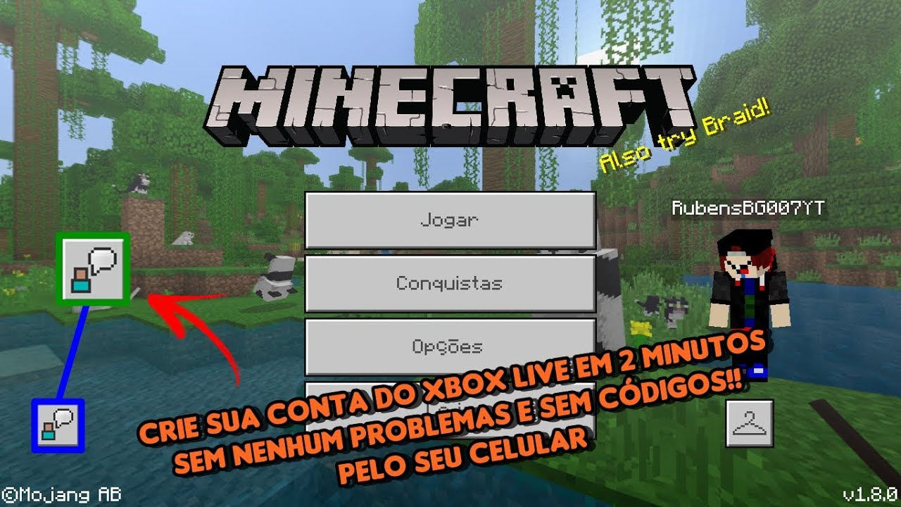 COMO JOGAR ONLINE NO MINECRAFT 1.19 SEM PRECISAR DE XBOX LIVE!! 2022 (MCPE)  