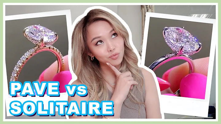 Pave vs Solitaire Bands - Which to Choose? - 2.5ct vs 3ct Oval Diamond Engagement Ring Comparison