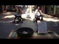 Yuki Koshimoto busking in New Zealand (clip 2)