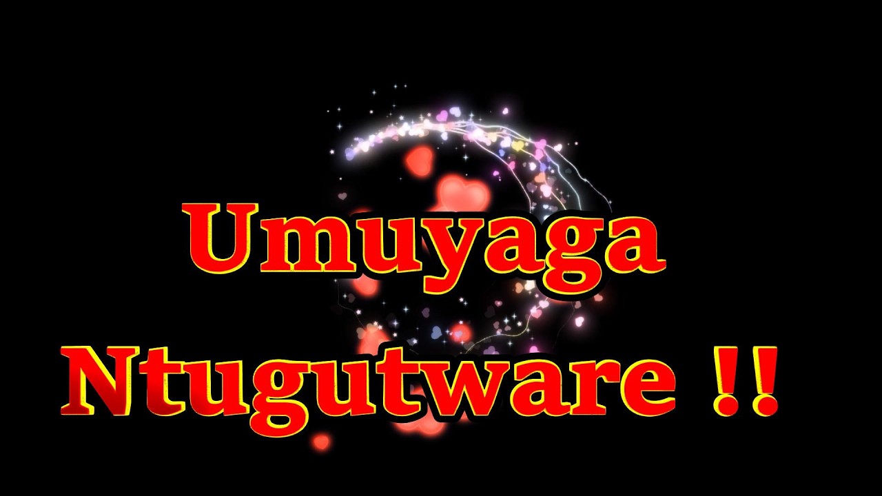 J-Baptiste byumvuhore - UMUYAGA NTUGUTWARE - Uburenganzira bwo kwishyira ukizana mu bitekerezo.