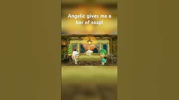 Angelic gives me a bar of soap! | Miitopia (Nintendo Switch) #Shorts #Miitopia