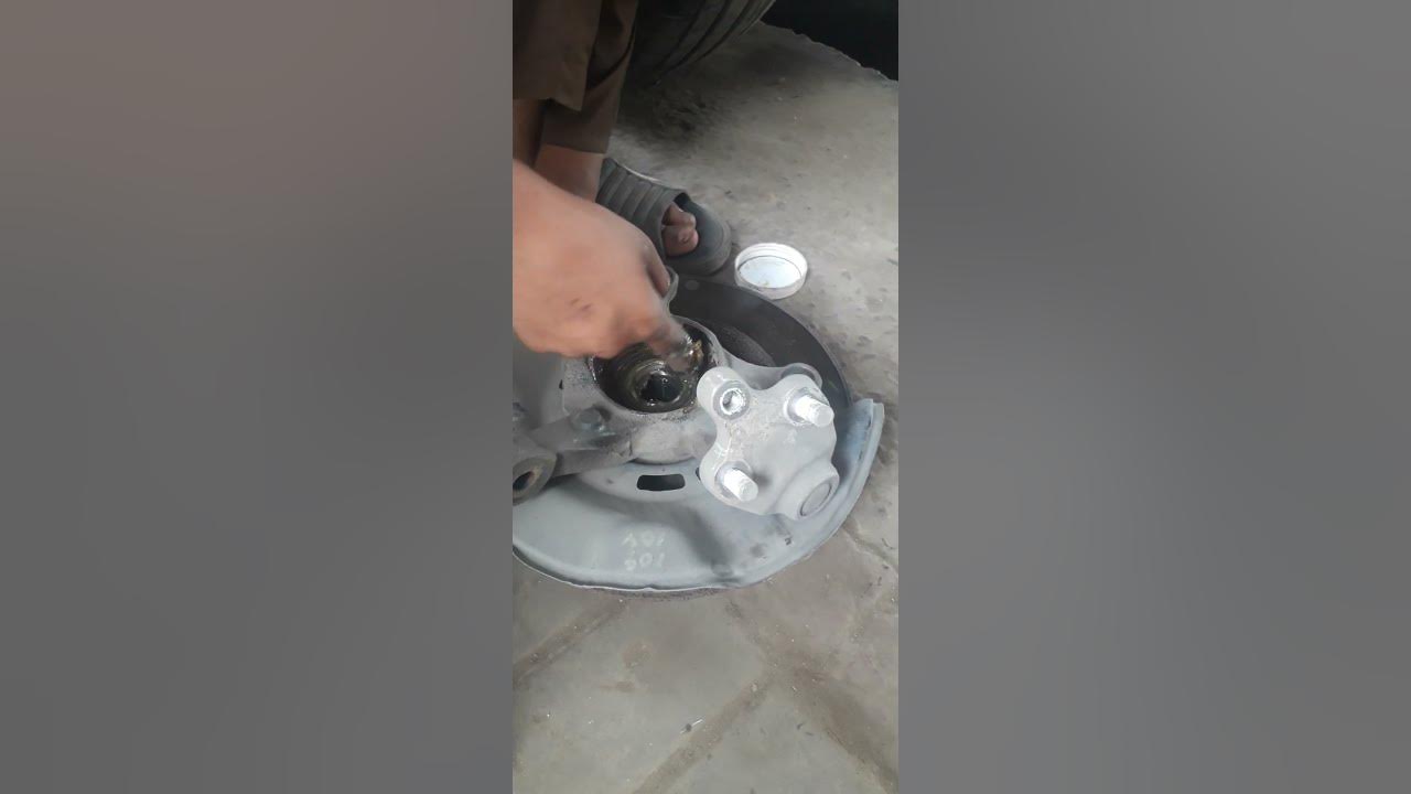 how to greasing a front wheel bearingshot YouTube