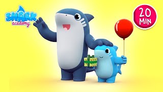 Shark Academy - Whale-T SHARK&#39;s Birthday - Baby Shark Nursery Rhymes for Children