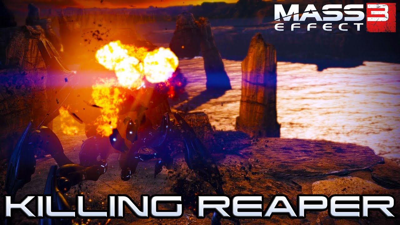 MASS EFFECT 3 - KILLING A REAPER ON RANNOCH [1080p @60fps]